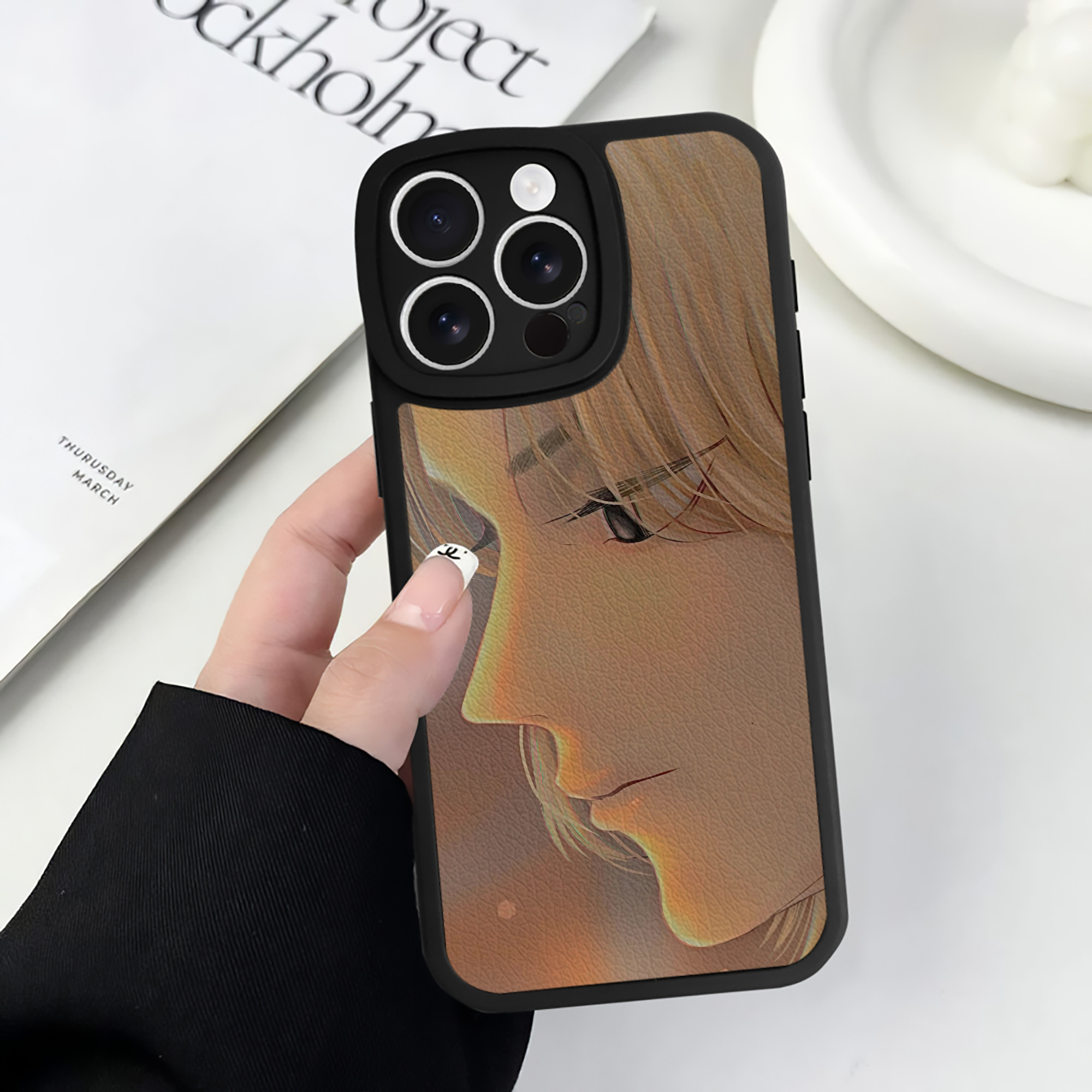 （画像用） 東京リベンジャーズ Tokyo Revengers 【iPhone 16シリーズ対応】シリコンスマホケース（レザー調） 材質：シリコン